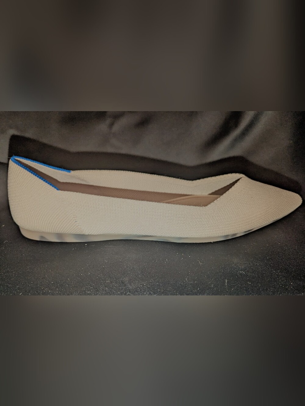 Rothy's Pointed-Toe Flats in Beige - Picture 2 of 4